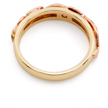 9ct gold 2-tone Clogau Celtic Ring size P